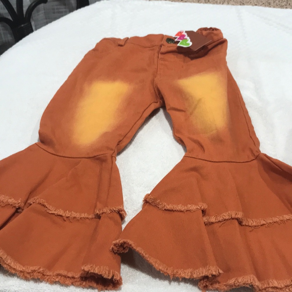 Samhain baby Girls bell leg jeans
